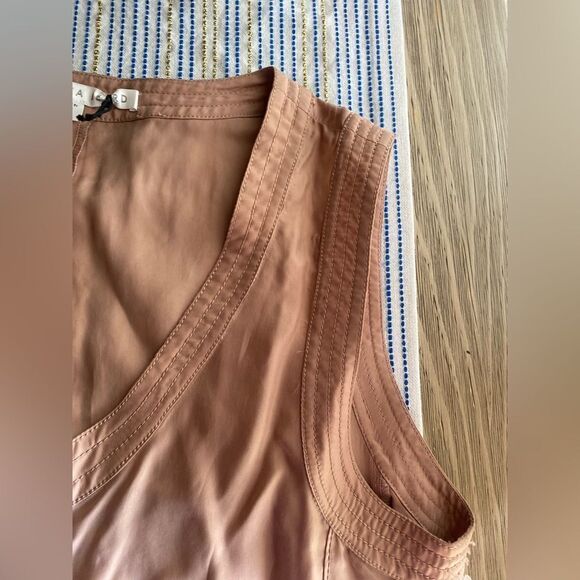 Veronica Beard Romper Women’s Nude Size 10 Sleeveless Drawstring Spring Designer - Picture 5 of 16